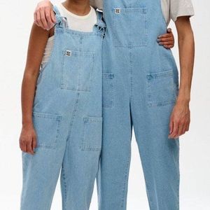 BRAND NEW NWT Lucy & Yak Light Wash Denim Atlas Dungarees / Overalls
